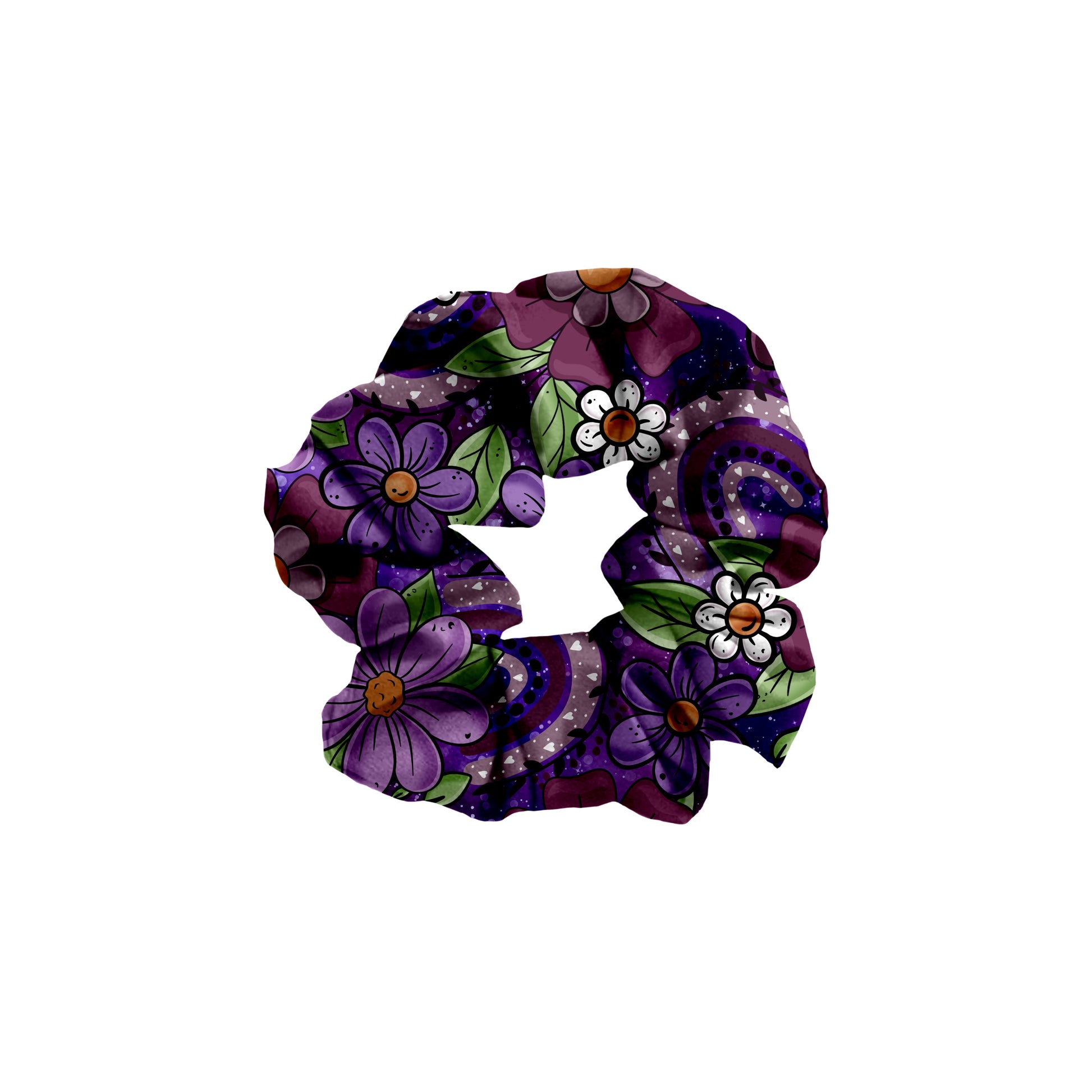 Cozy Blooms Scrunchie