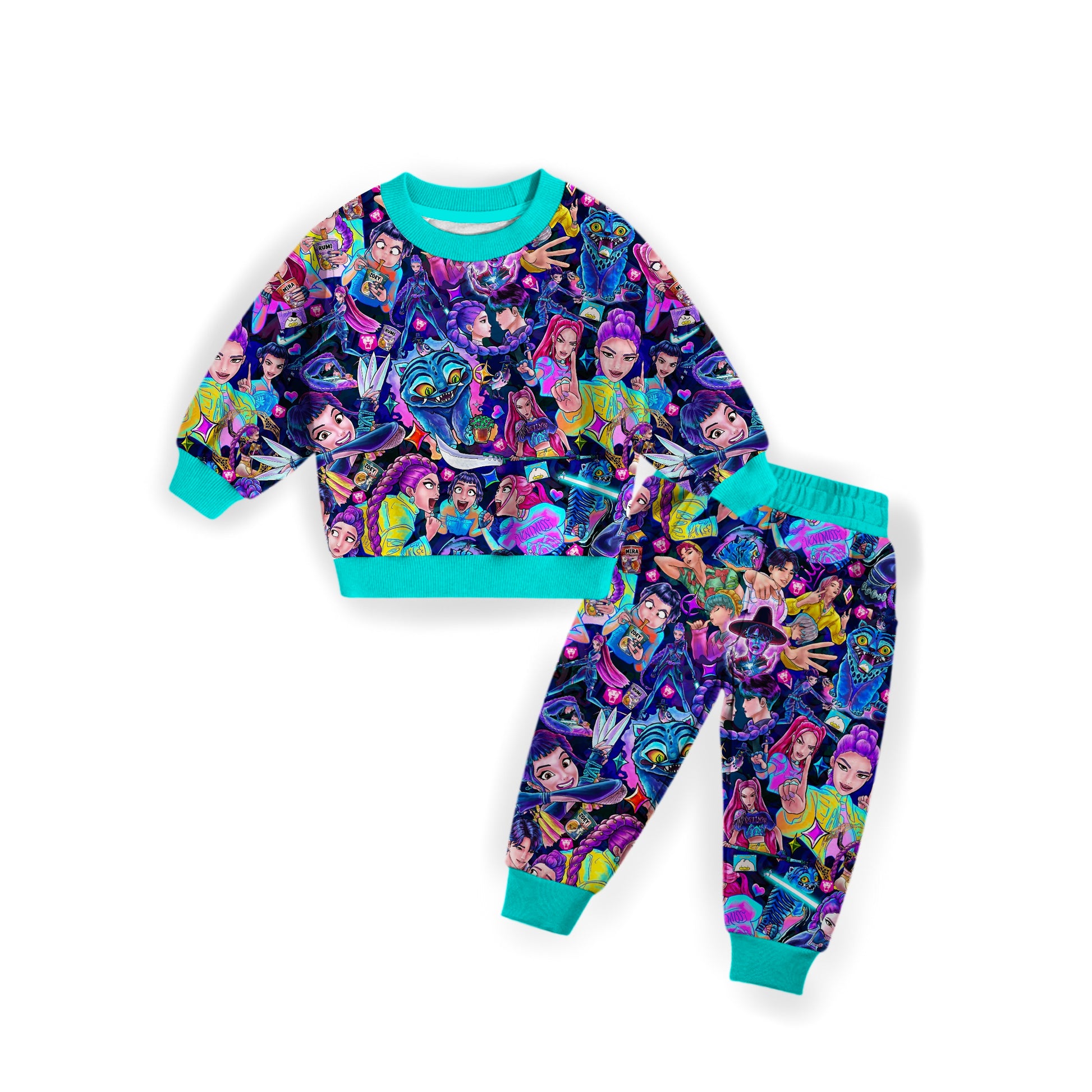 Golden French Terry Bamboo Jogger Set