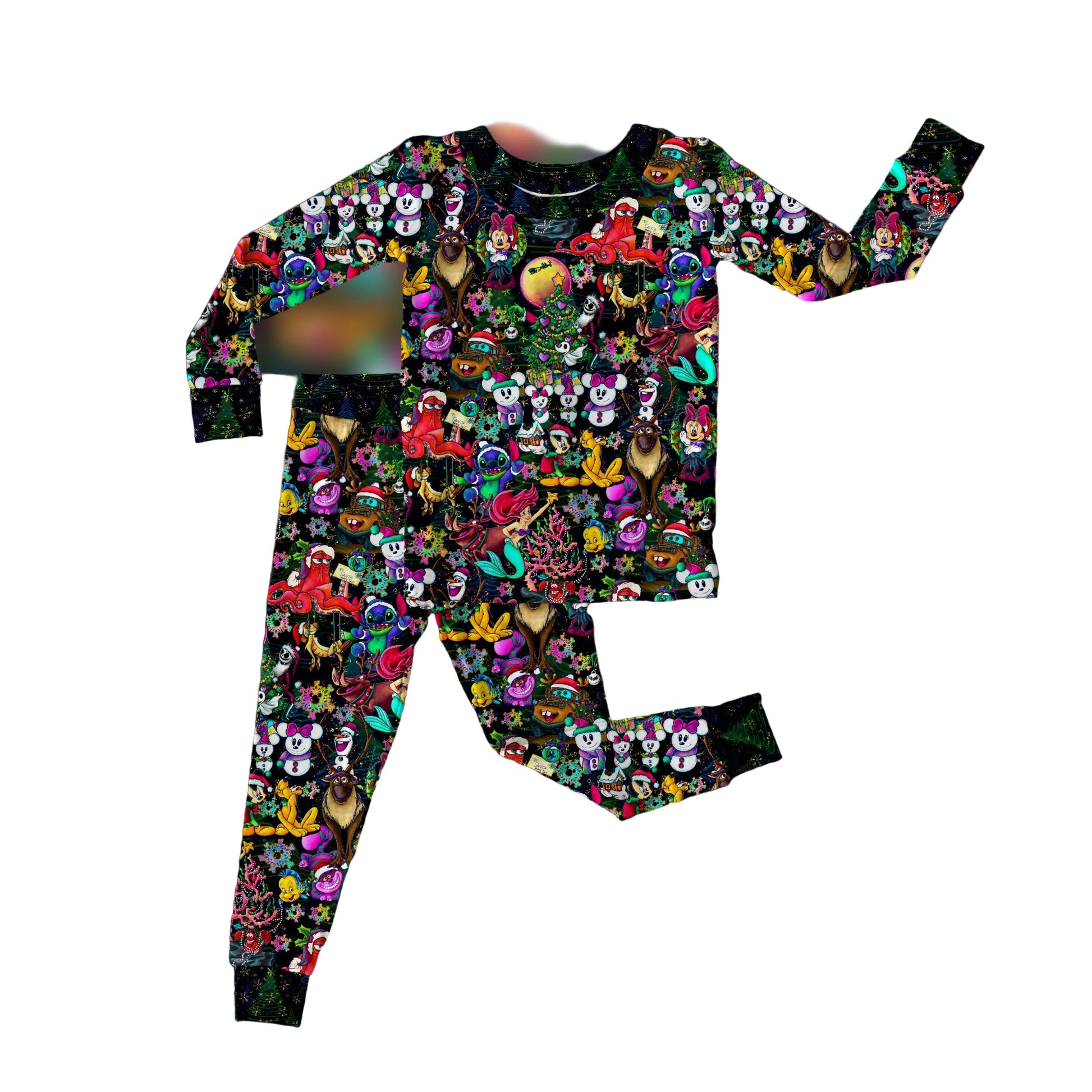 Jolly Pals Long Sleeve & Convertible Feet Pjs
