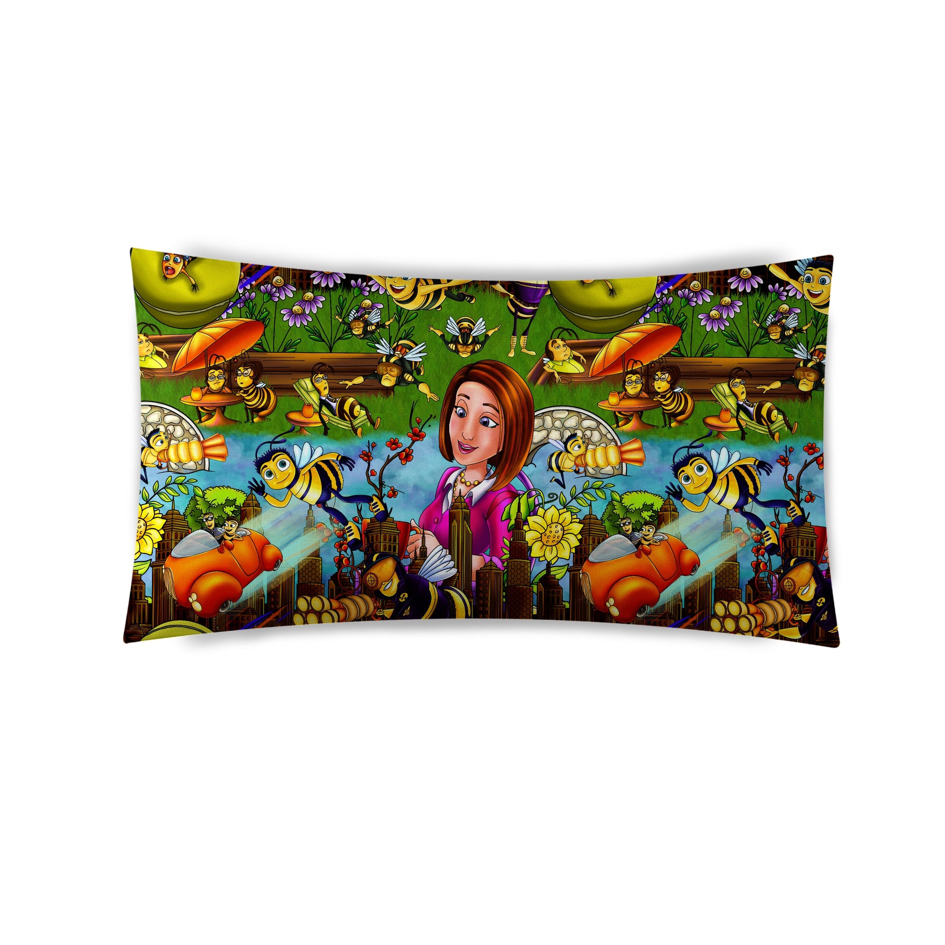 Honey Hustle Single Pillow Case