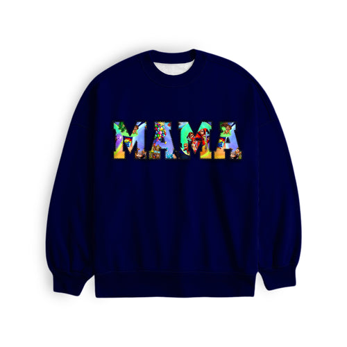 Bubbly Adventure French Terry Bamboo MAMA Crewneck