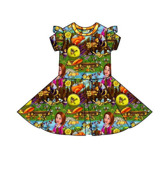 Honey Hustle Short Sleeve Twirl