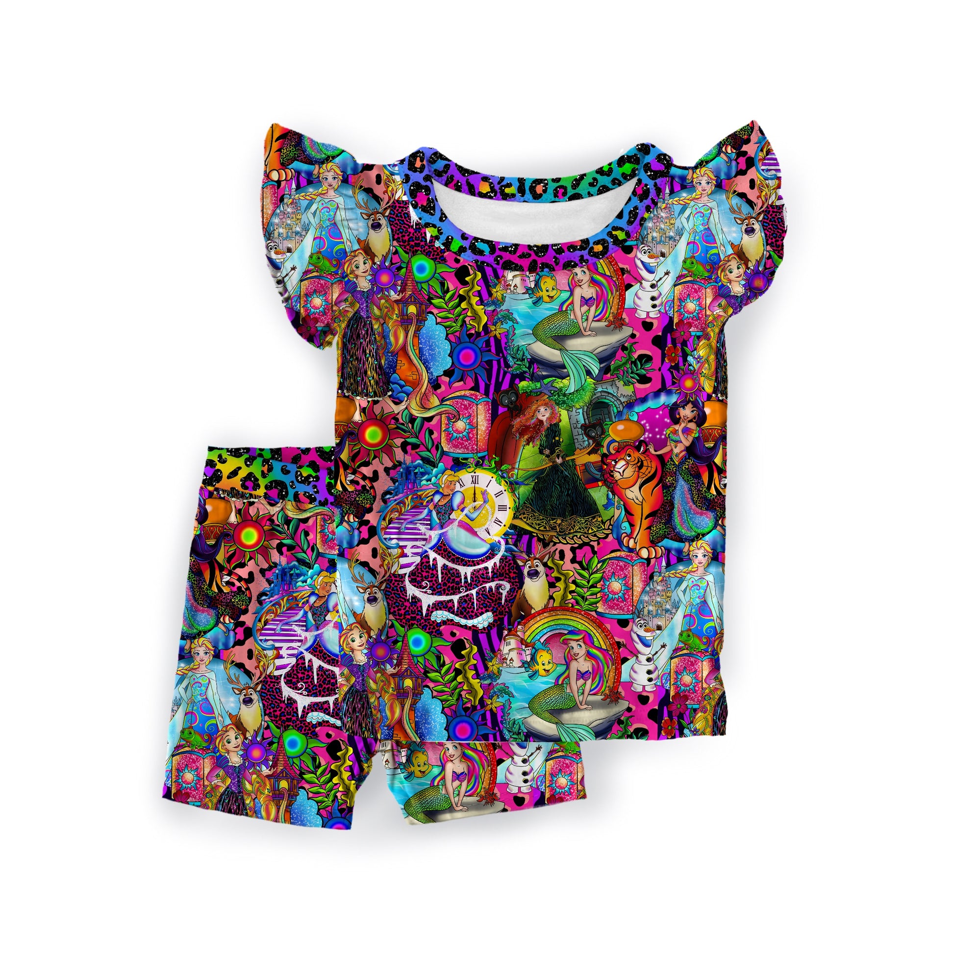 Prism Princesses Ruffle Sleeve Pjs