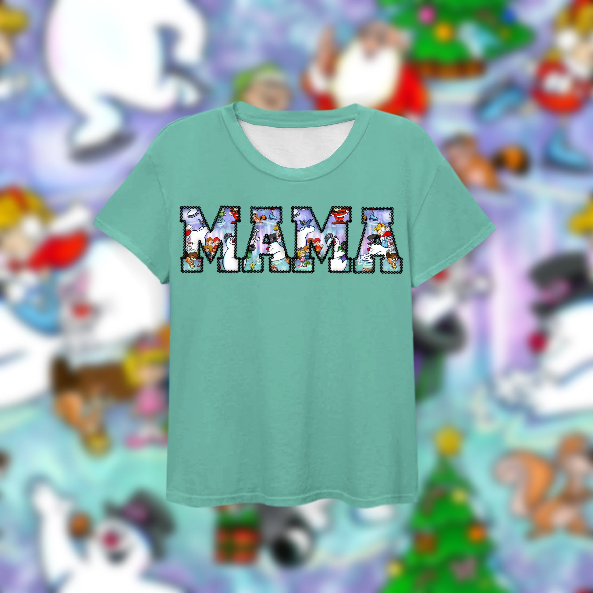 Snowman Snuggles MAMA Tee