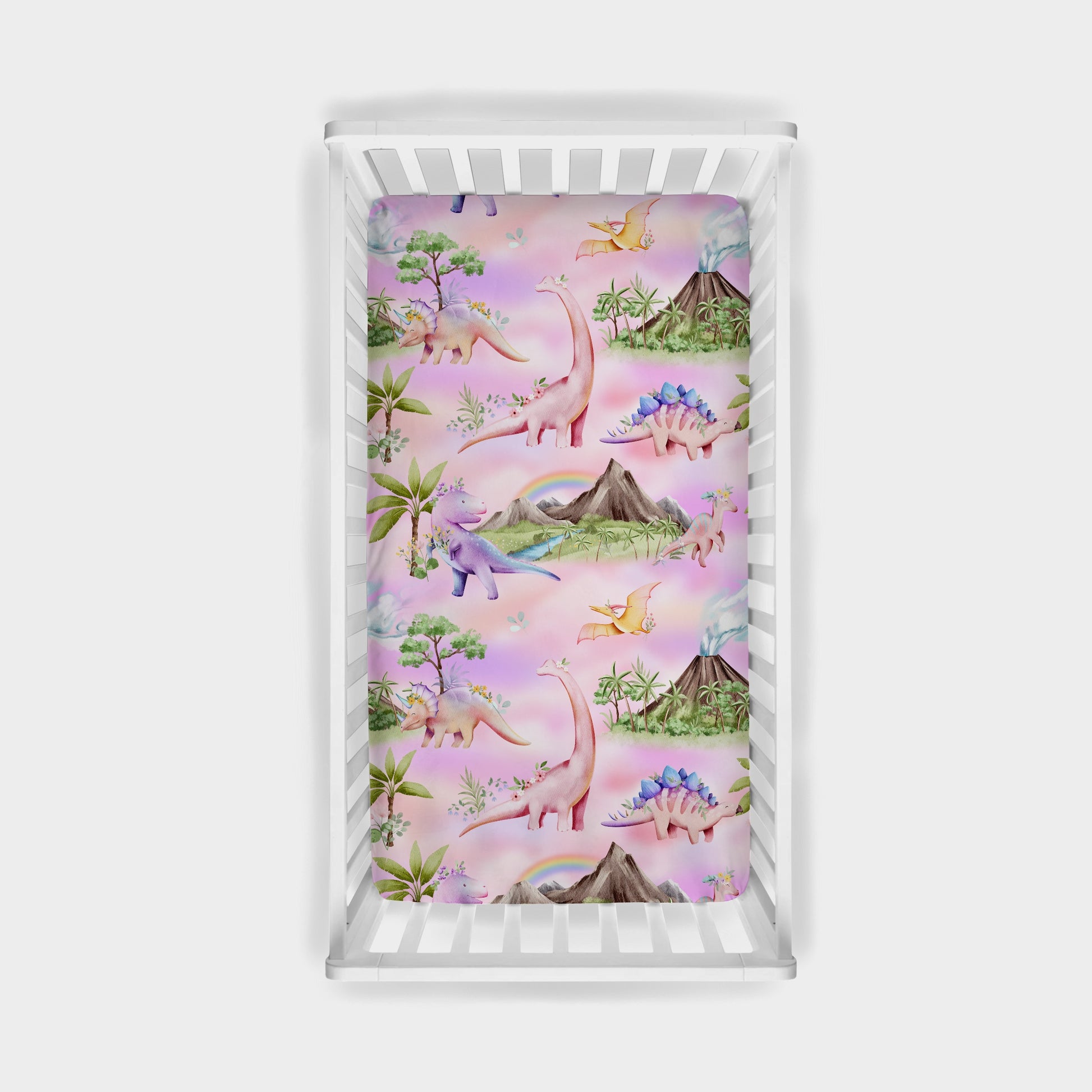 Fairytale Fossils Crib Sheet