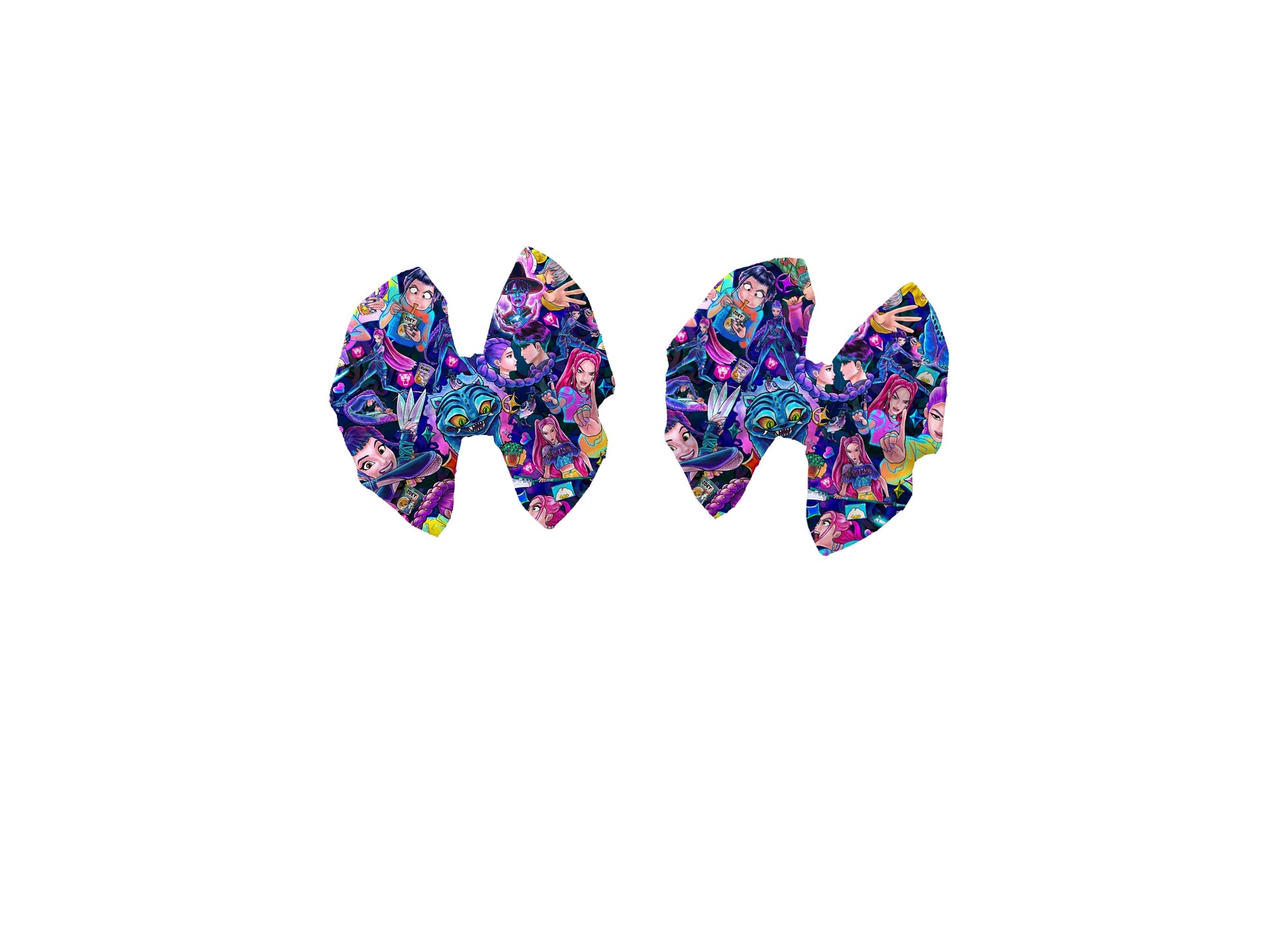 Golden Piggy Clip On Bows