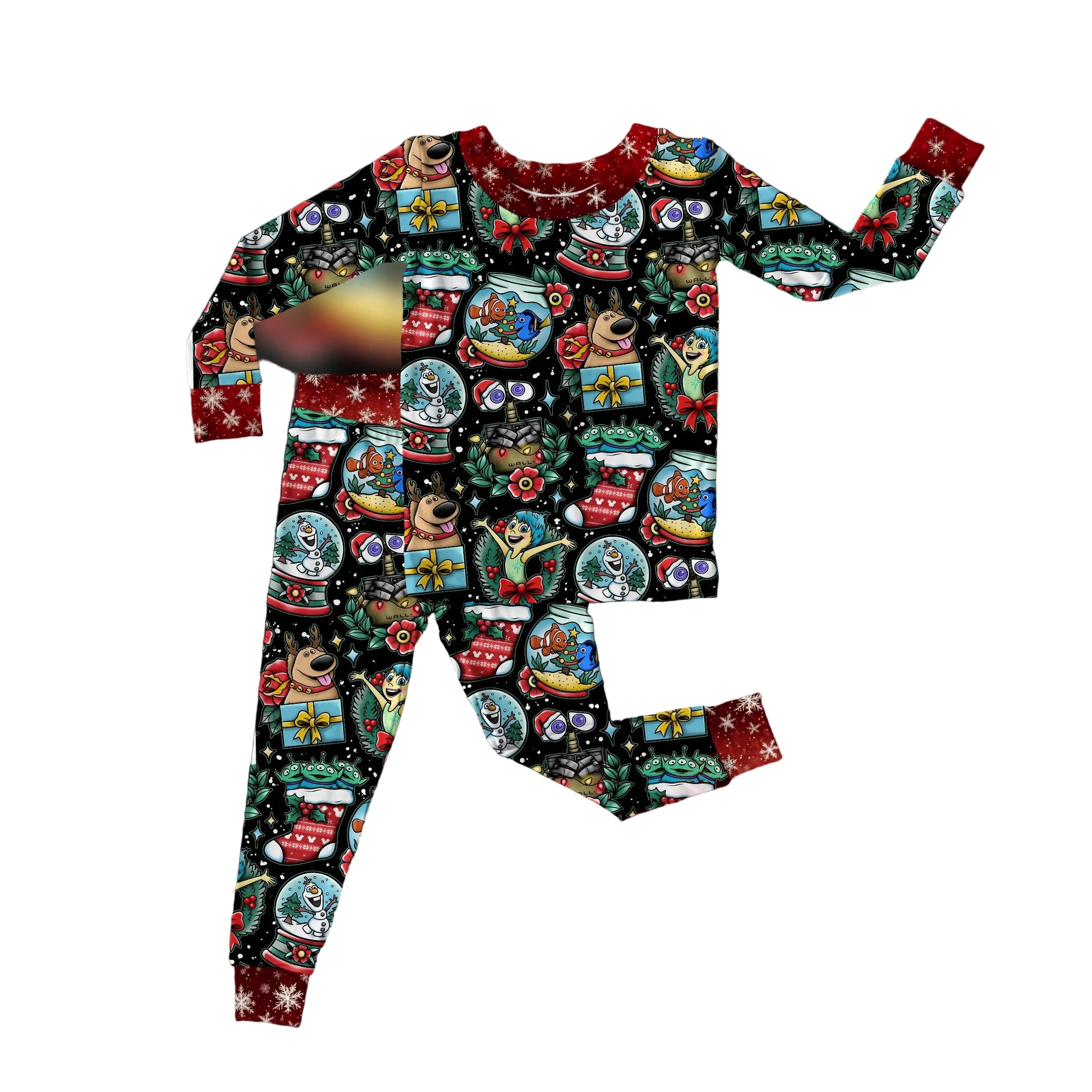 Snow Globe Magic Long Sleeve & Convertible Feet Pjs