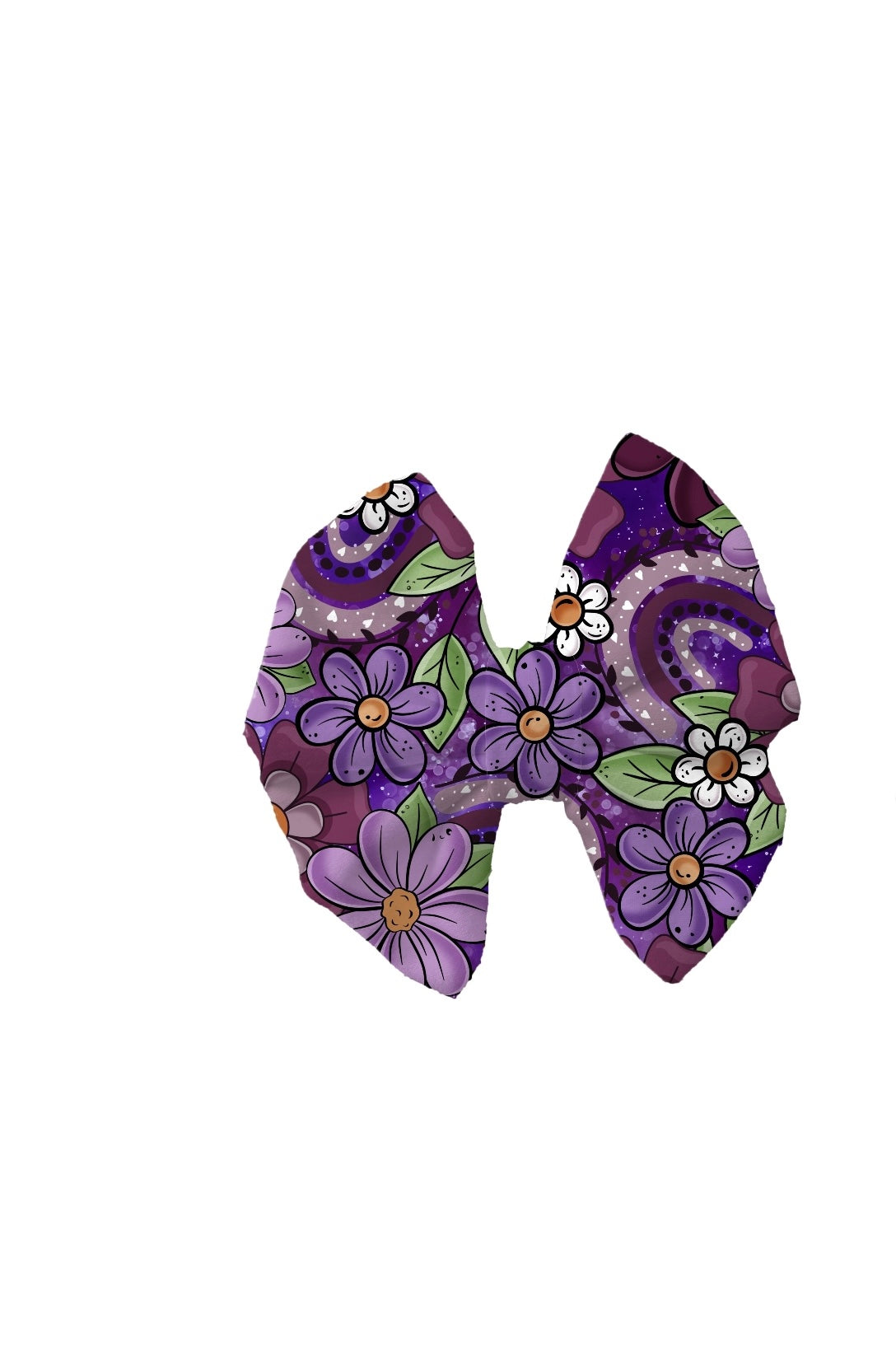 Cozy Blooms Large Clip On Bow